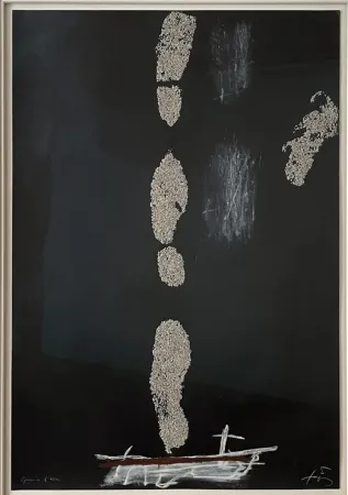 蚀刻版画 Tàpies - Empreintes de pas