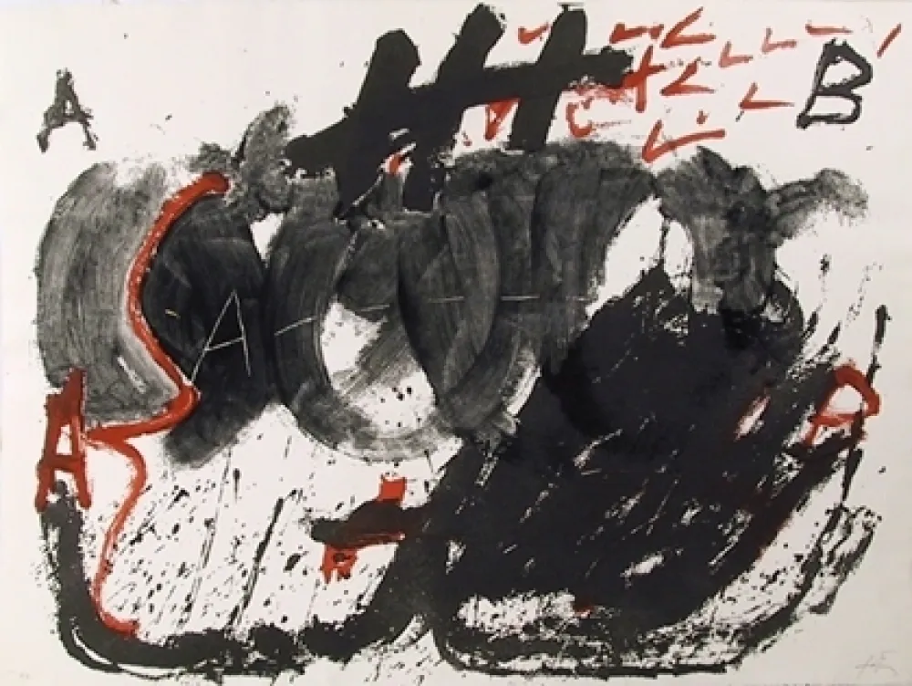 蚀刻版画 Tàpies - Espiral