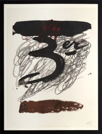 石版画 Tàpies - Festival Internacional de Cadaques