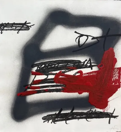 蚀刻飞尘法 Tàpies - Forma ombrejada