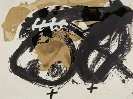 蚀刻版画 Tàpies - Formes i vernis