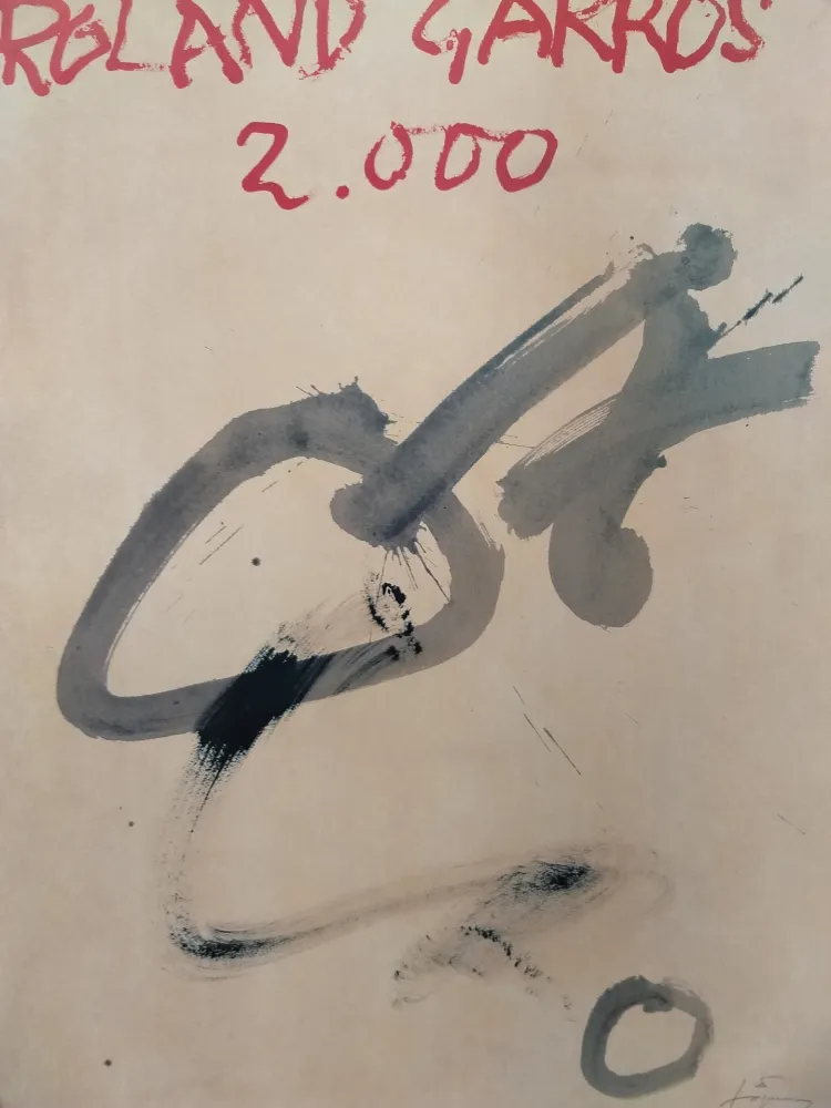 石版画 Tàpies - Garros