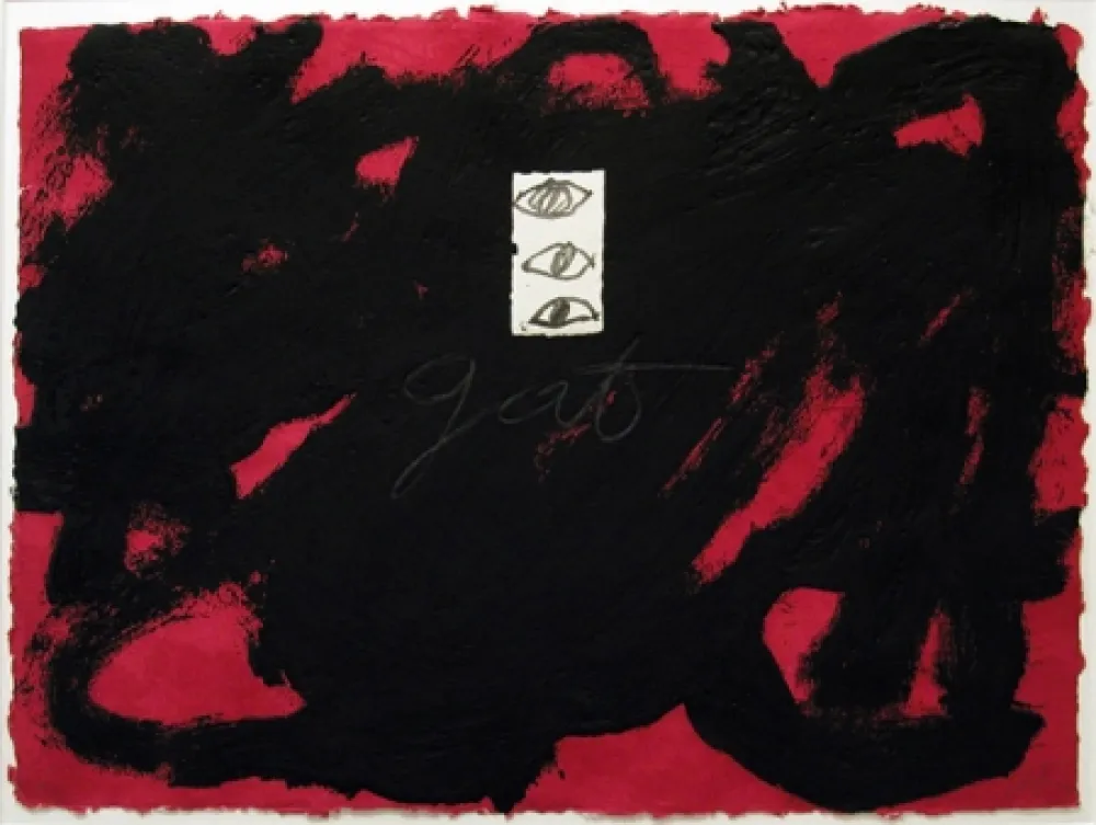 蚀刻飞尘法 Tàpies - Gat