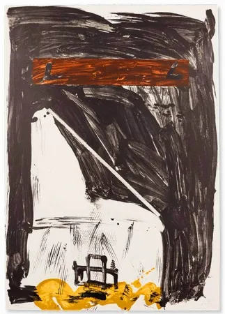 石版画 Tàpies - Grande Chaise