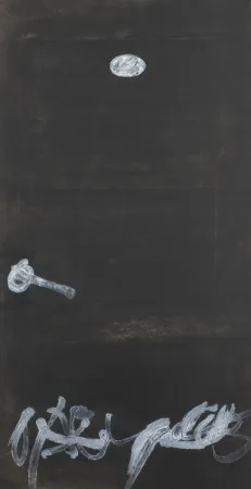 版画 Tàpies - Grande porte 