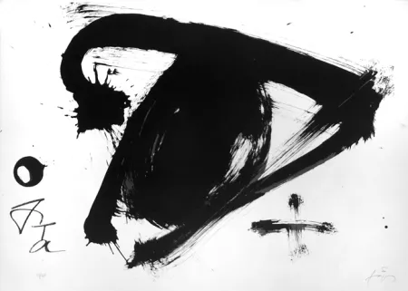 石版画 Tàpies - JO  BARCELONA 