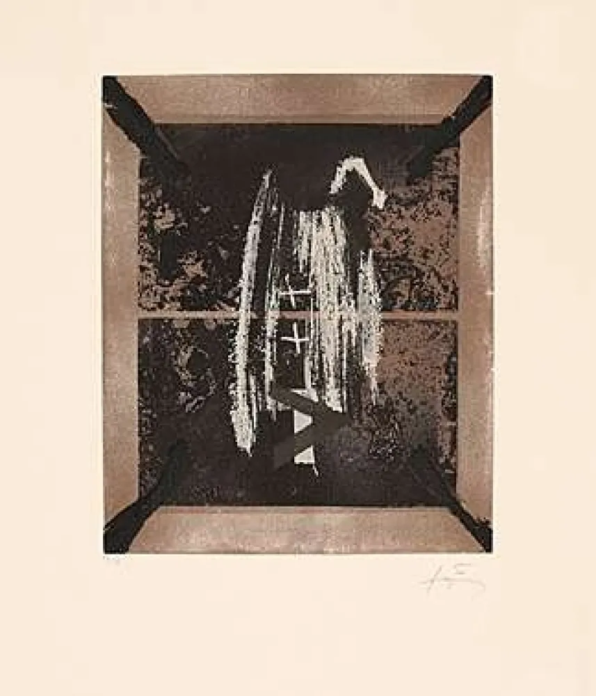 版画 Tàpies - Léntialle