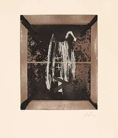 版画 Tàpies - Léntialle