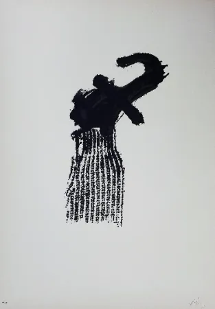 石版画 Tàpies - LLambrec 10