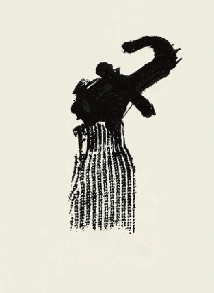 石版画 Tàpies - Llambrec 10