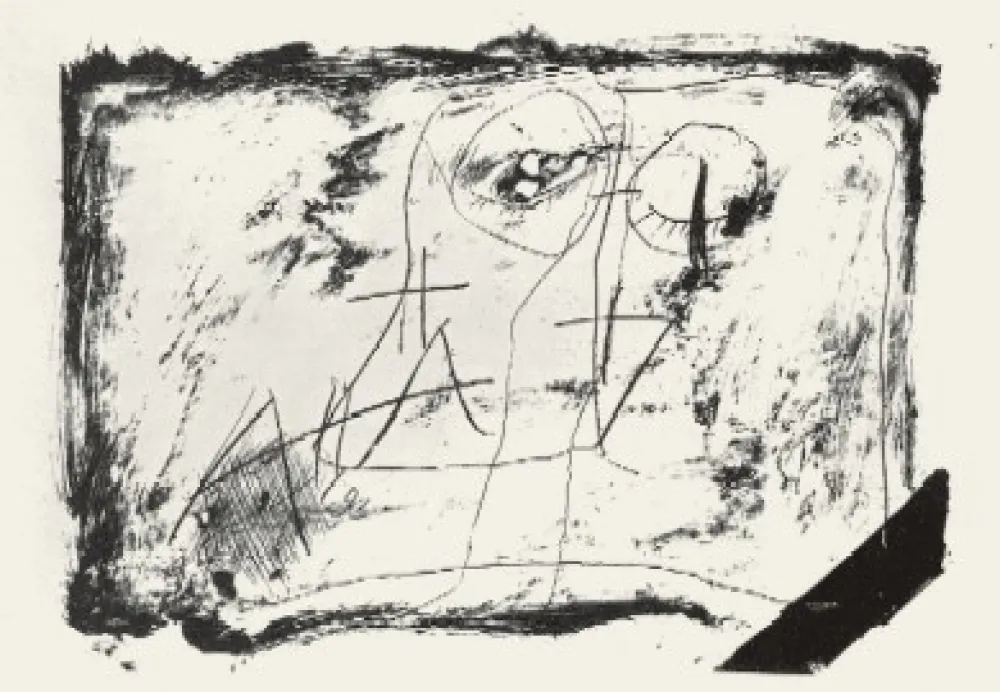 石版画 Tàpies - Llambrec 11