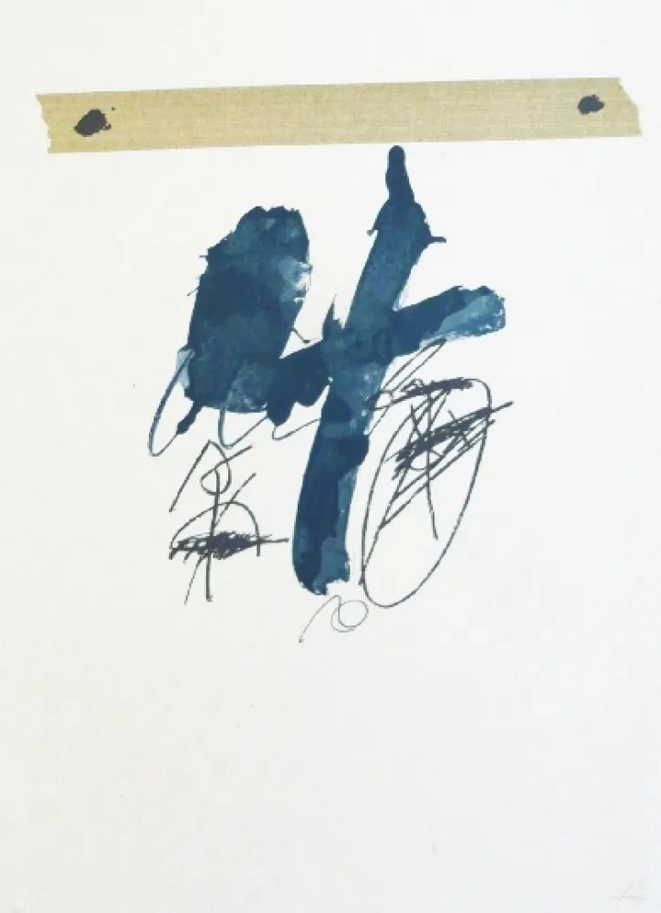 石版画 Tàpies - Llambrec 15