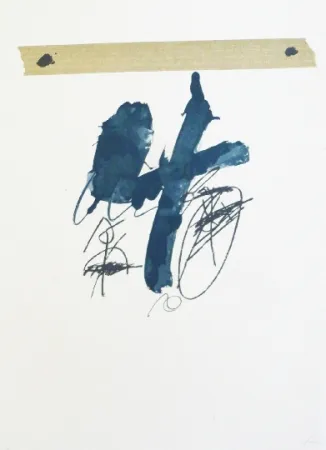 石版画 Tàpies - Llambrec 15