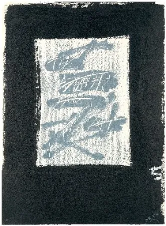 石版画 Tàpies - Llambrec 17