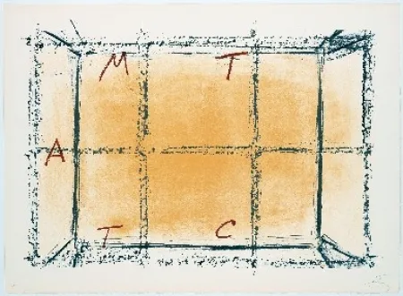 石版画 Tàpies - Llambrec 18