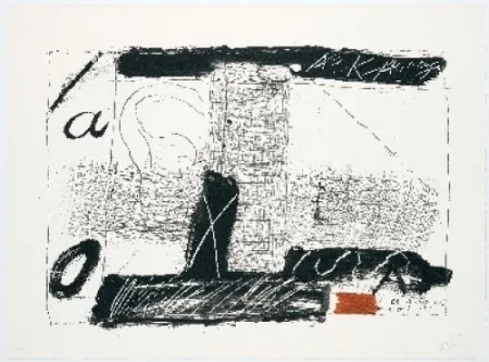 石版画 Tàpies - Llambrec-2