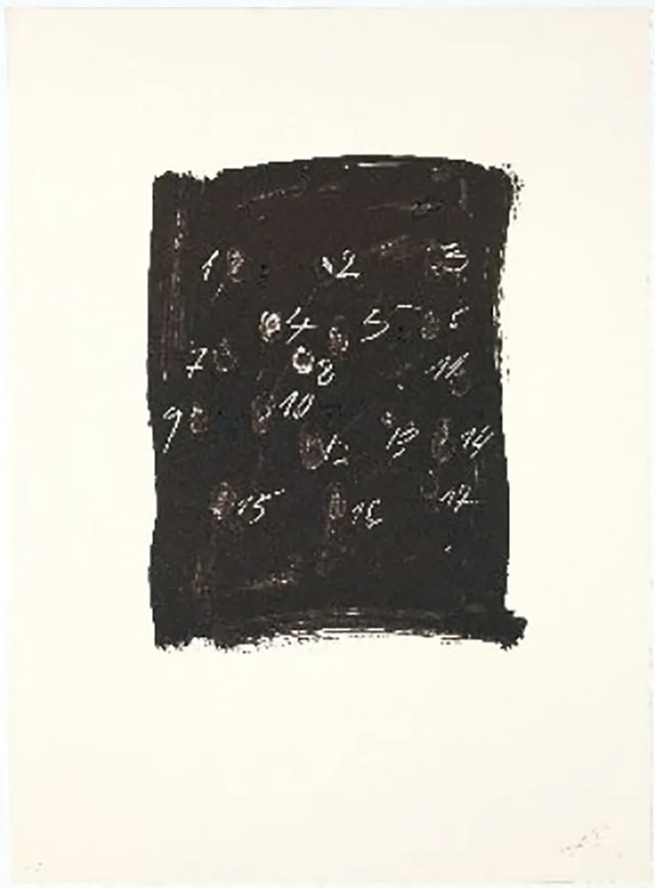石版画 Tàpies - Llambrec-3