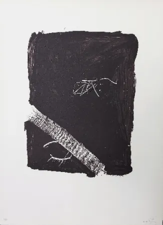 石版画 Tàpies - LLambrec 5
