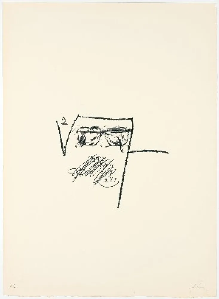 石版画 Tàpies - Llambrec 6