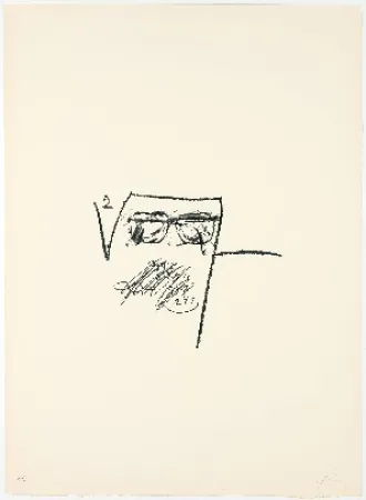 石版画 Tàpies - Llambrec 6