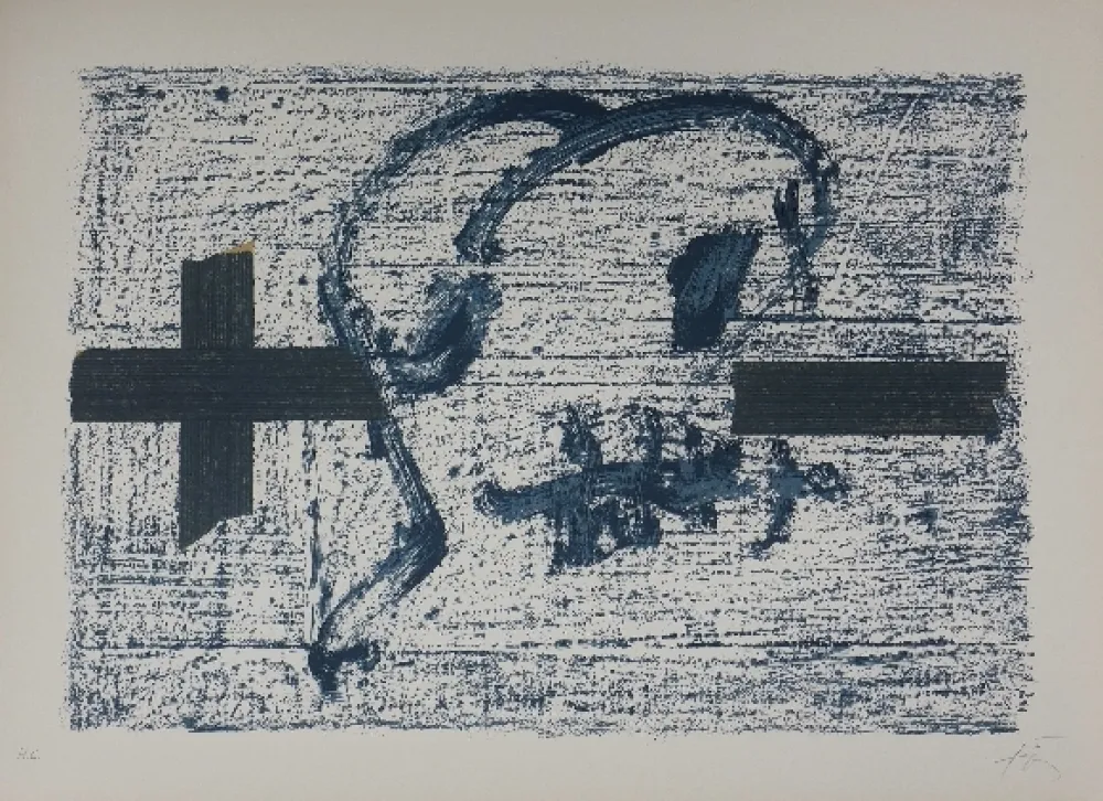 石版画 Tàpies - LLambrec 7