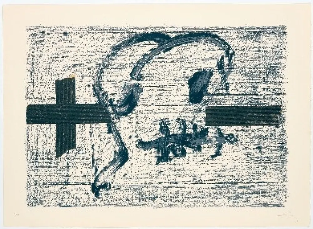 石版画 Tàpies - Llambrec 7