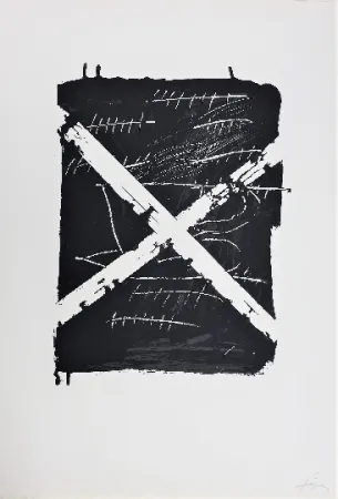 石版画 Tàpies - LLambrec 8
