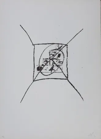 石版画 Tàpies - LLambrec 9