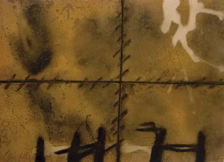 版画 Tàpies - Matière