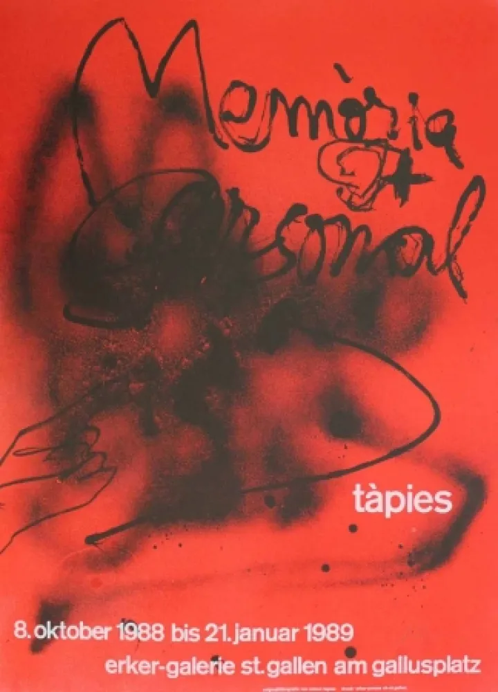 石版画 Tàpies - Memòria personal
