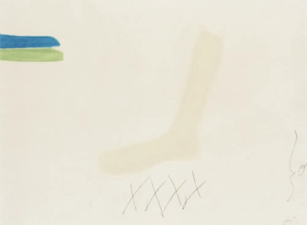 版画 Tàpies - Mitjó 