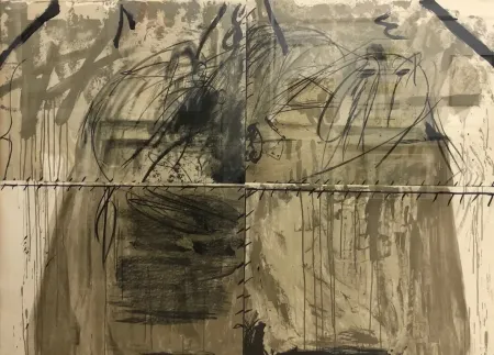 石版画 Tàpies - Moix