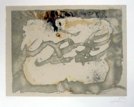 蚀刻飞尘法 Tàpies - Muntanyes