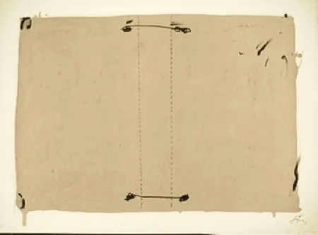 石版画 Tàpies - NOCTURNO MATINAL