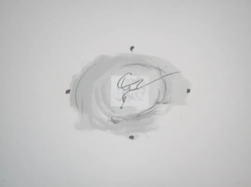 石版画 Tàpies - NOCTURNO MATINAL