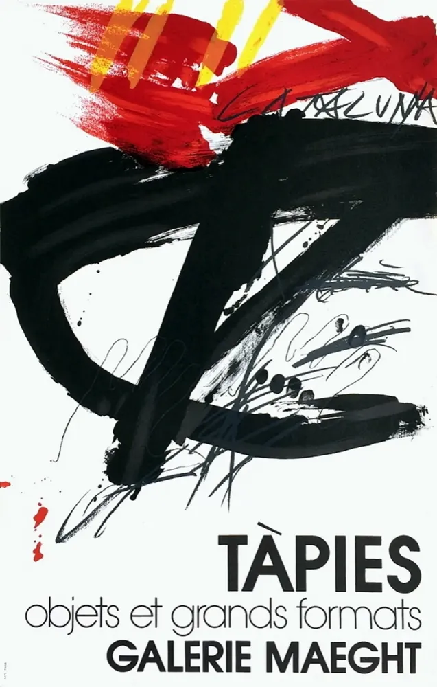 石版画 Tàpies - 