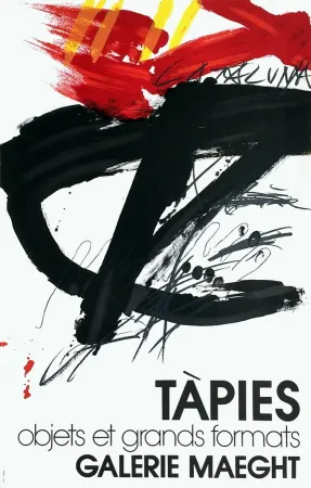 石版画 Tàpies - 