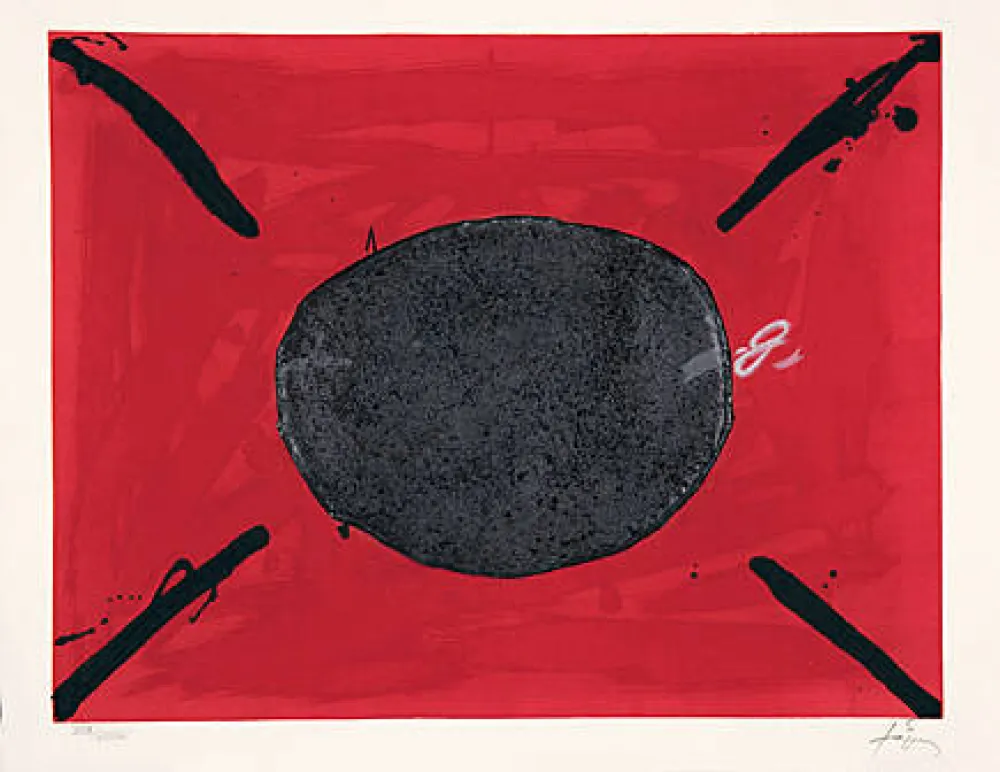 版画 Tàpies - Oval