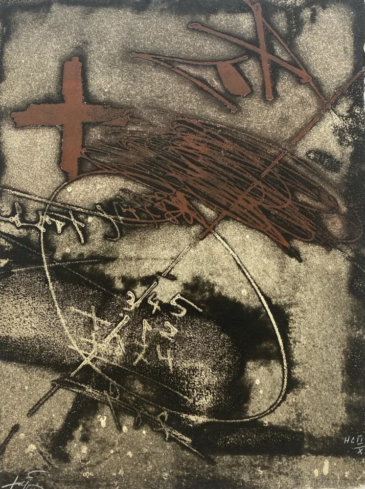 蚀刻飞尘法 Tàpies - Paroles Peintes