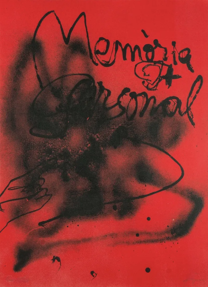 石版画 Tàpies - Personal Memories