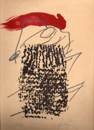 石版画 Tàpies - Poligrafa XV Anys