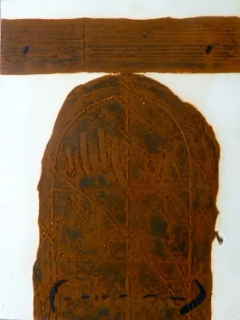 金刚砂版画 Tàpies - Porta Marró