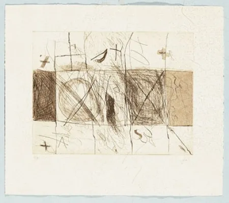 版画 Tàpies - Quadrats i Grafismes 