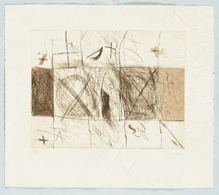 版画 Tàpies - Quadrats i grafismes	