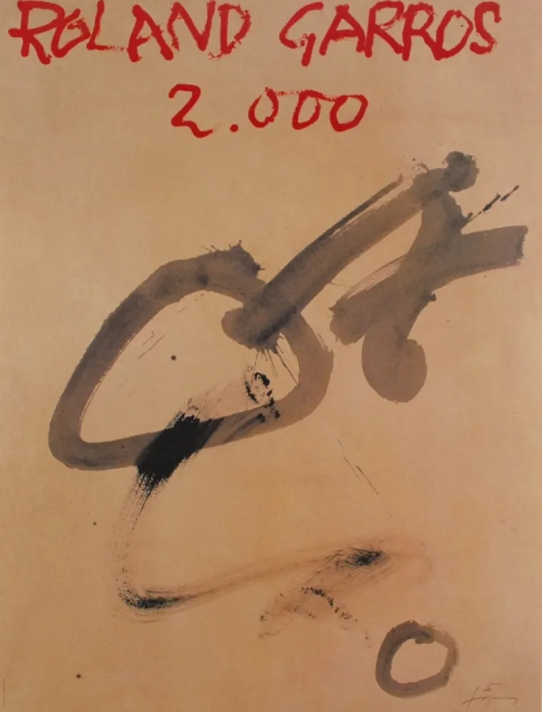 胶版印刷 Tàpies - Roland Garros 2000