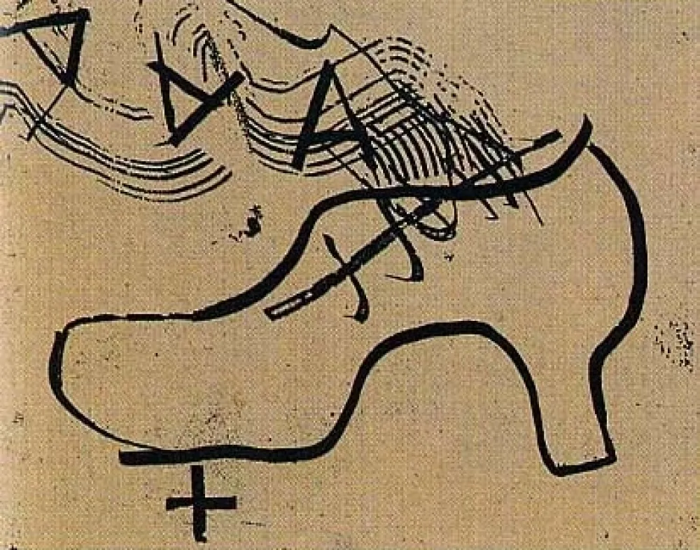 版画 Tàpies - Sabata 
