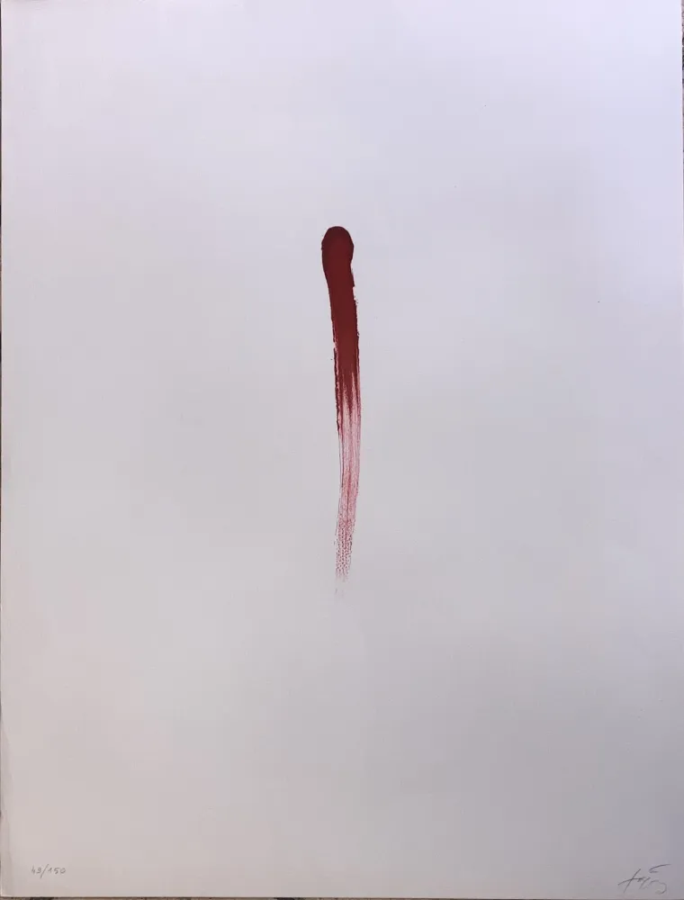 石版画 Tàpies - Sans titre