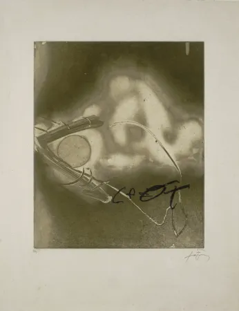 版画 Tàpies - '' Sextina '' 