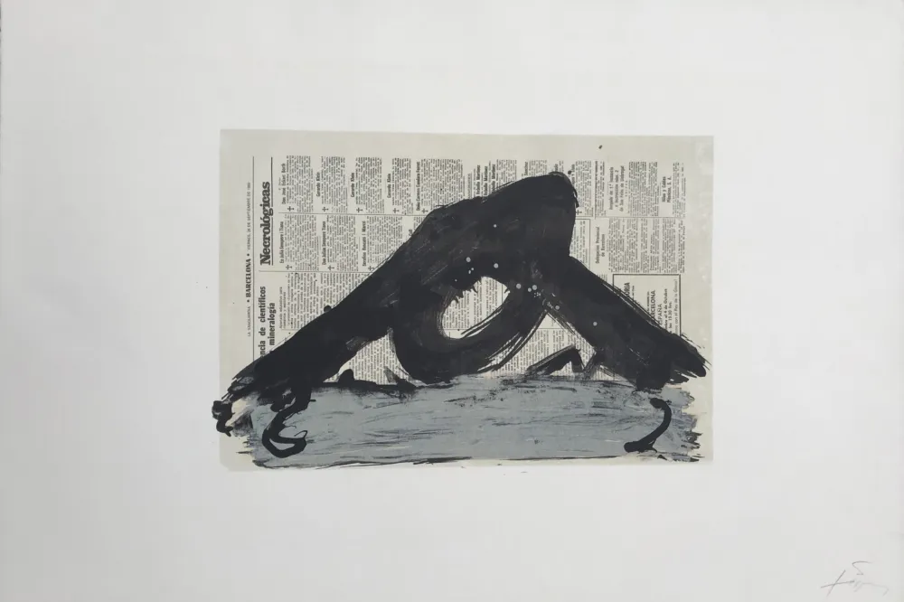 石版画 Tàpies - Suite 63 x 90