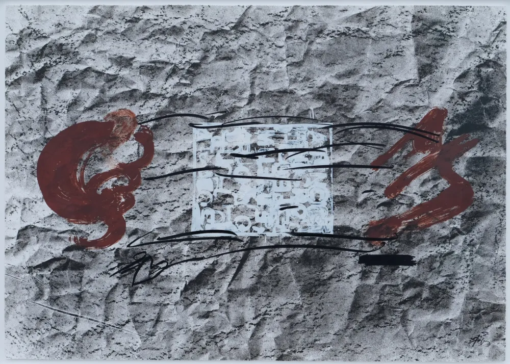 石版画 Tàpies - Suite 63 x 90 (No 10)